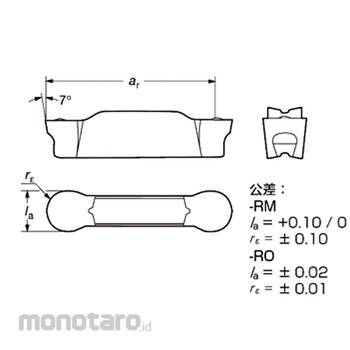 Beli Sandvik Insert N123H2 N123H2-0500-RM 1125 1box(10pcs